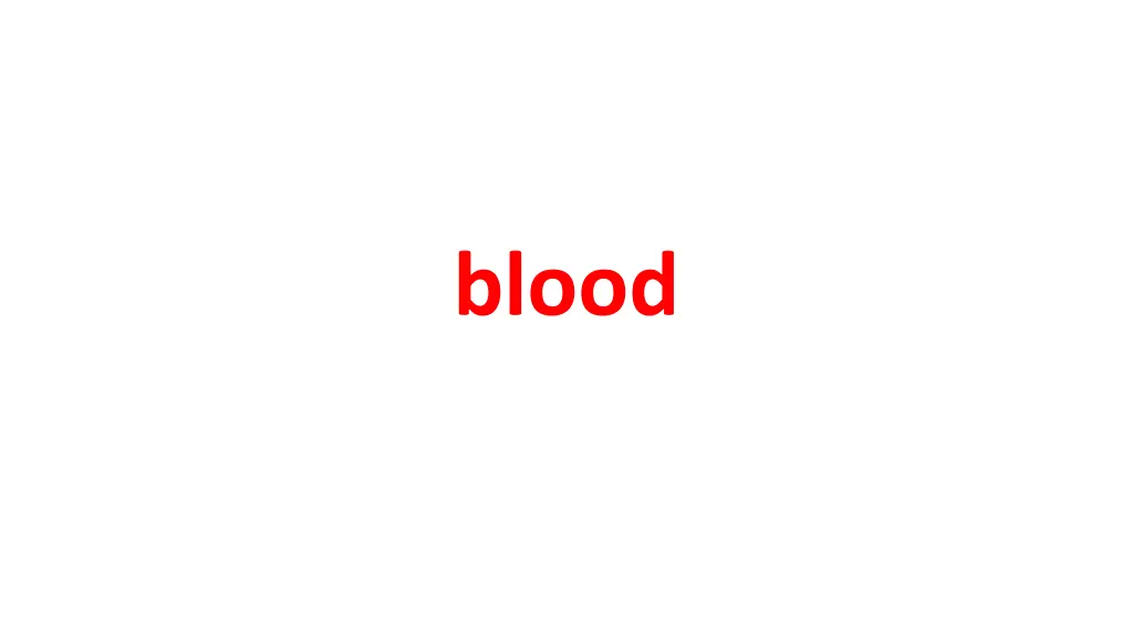 blood
