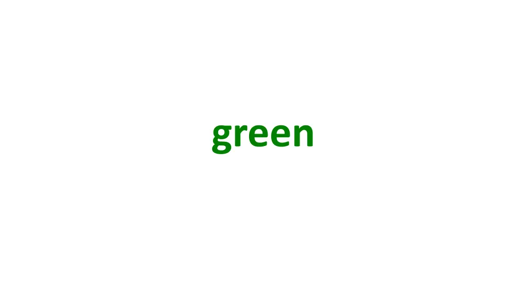green