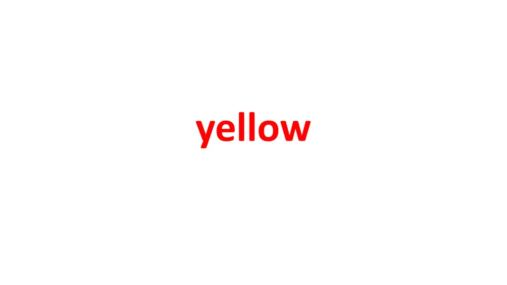 yellow 1