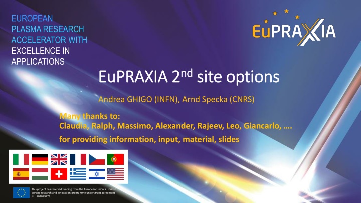 european plasma research accelerator with