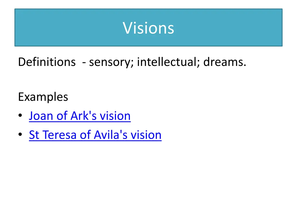 visions