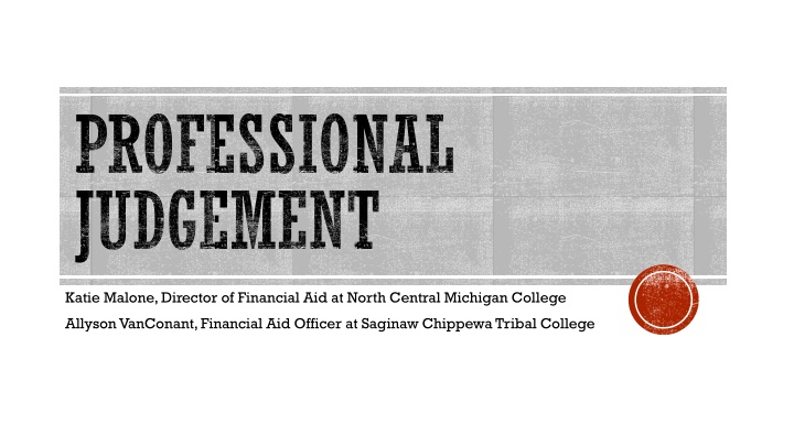 professional judgement