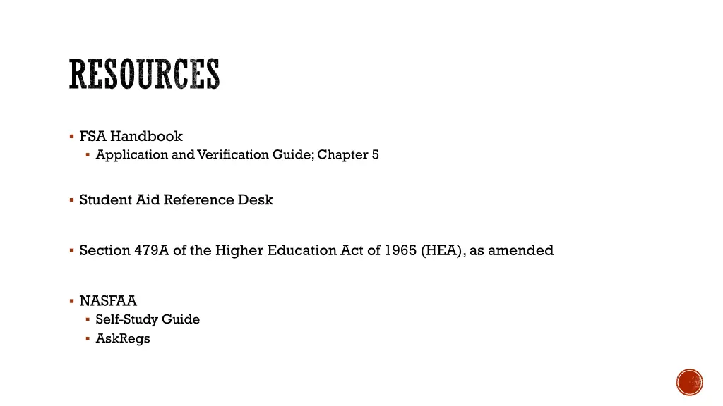 resources
