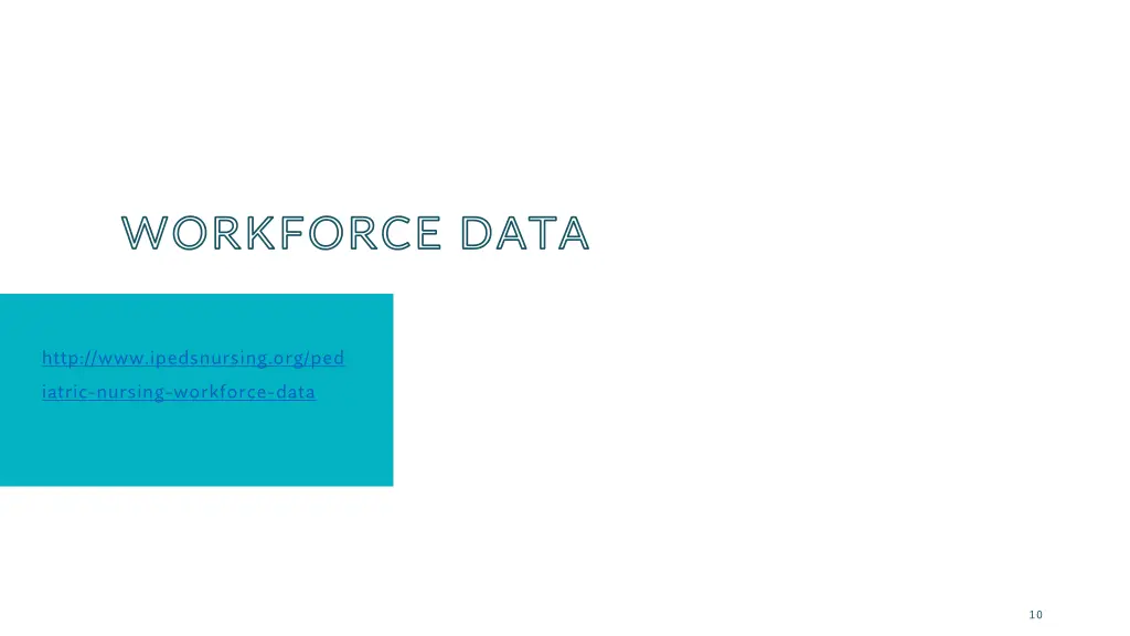 workforce data