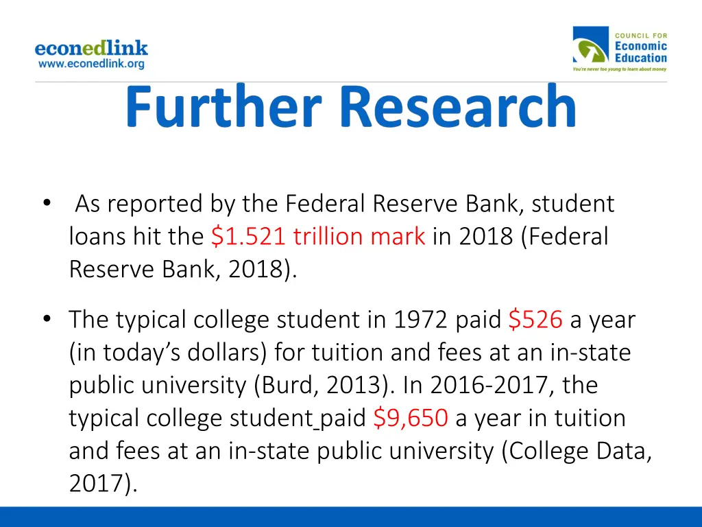 as reported by the federal reserve bank student