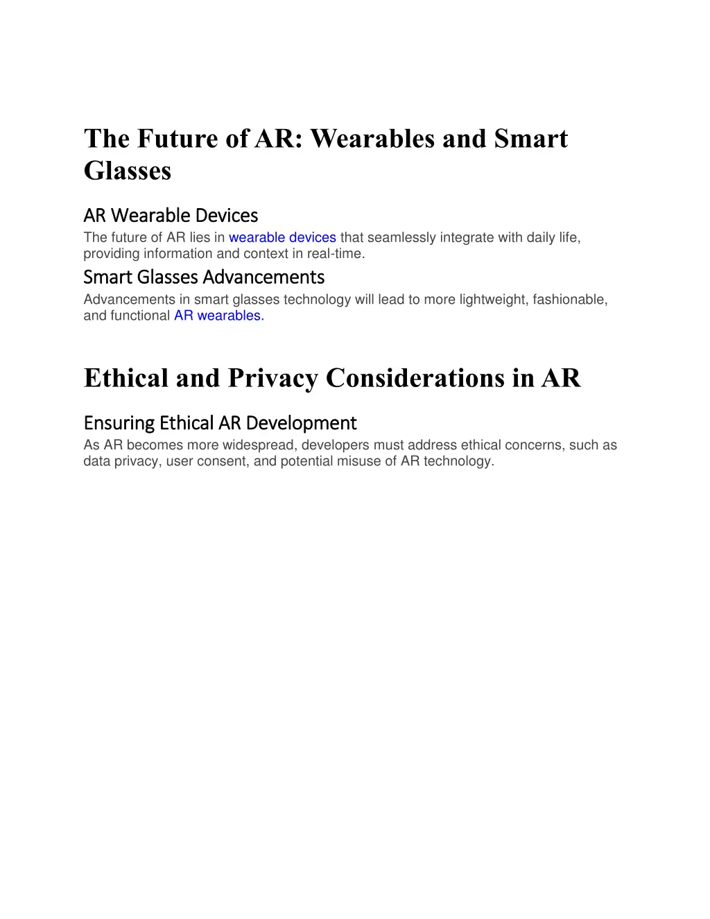 the future of ar wearables and smart glasses