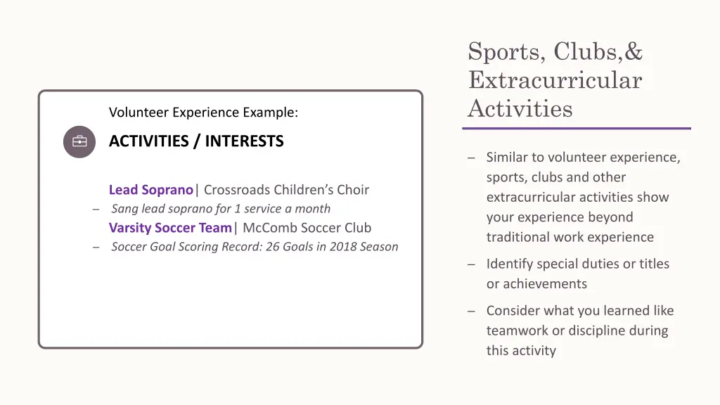 sports clubs extracurricular activities