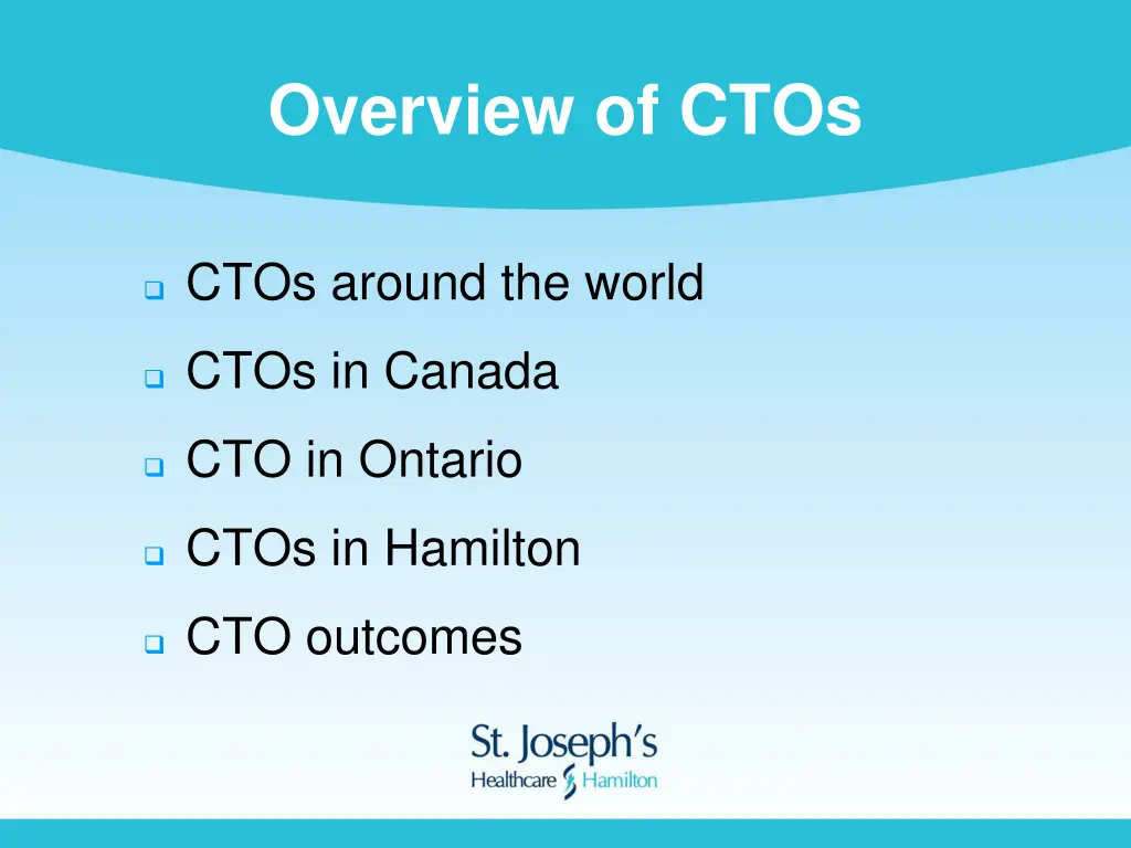 overview of ctos