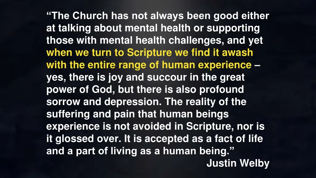 the church has not always been good either