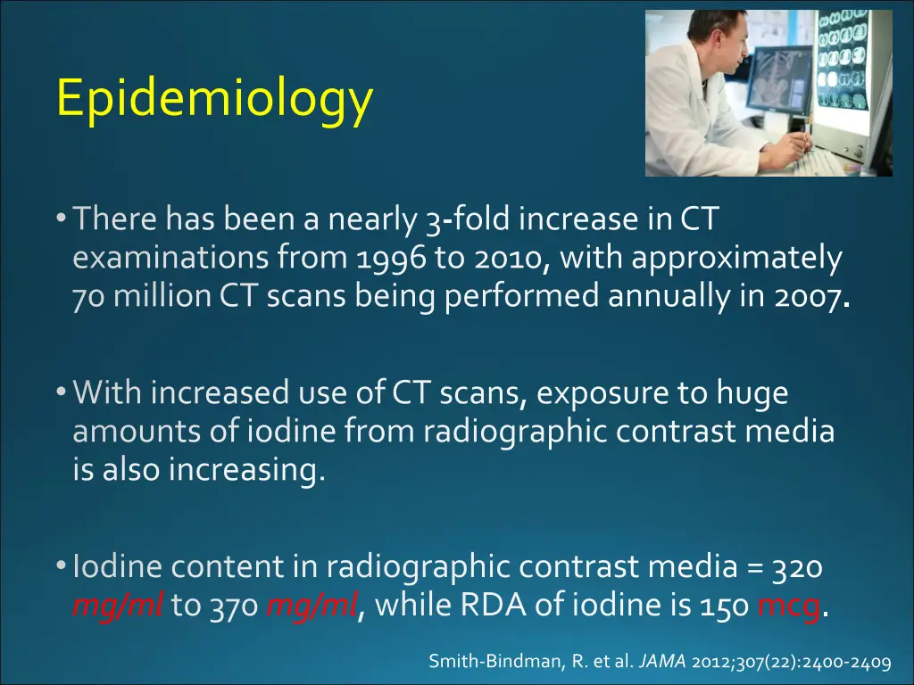 epidemiology