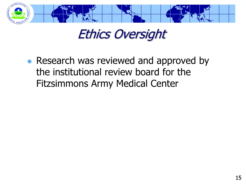 ethics oversight