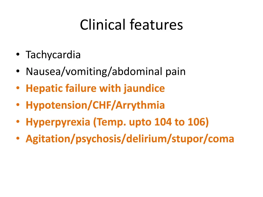 clinical features 1