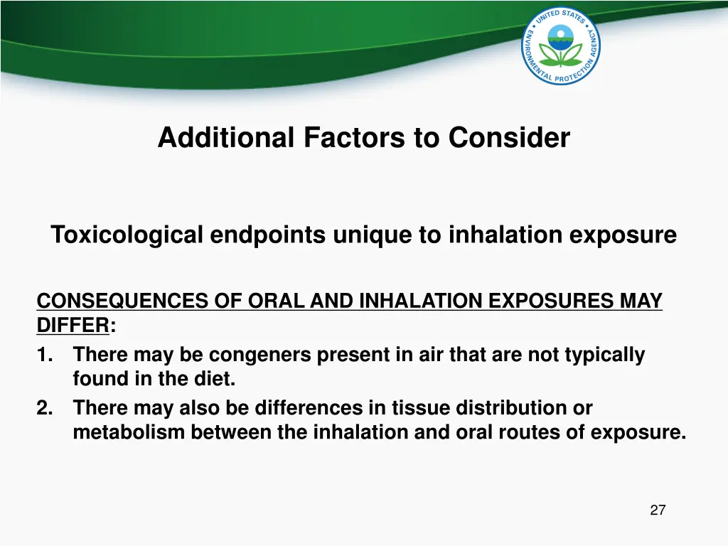 additional factors to consider 4