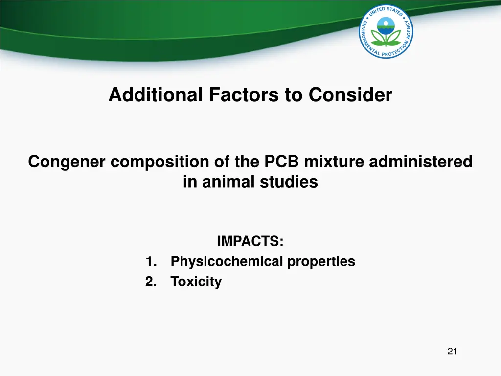 additional factors to consider