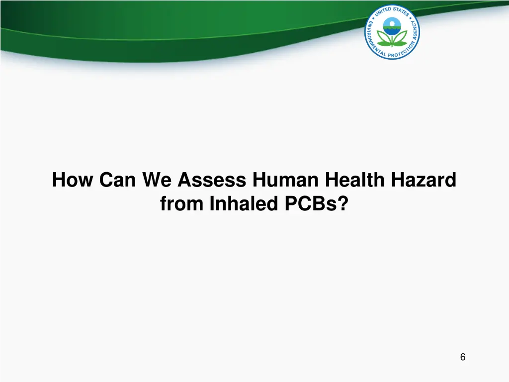 how can we assess human health hazard from