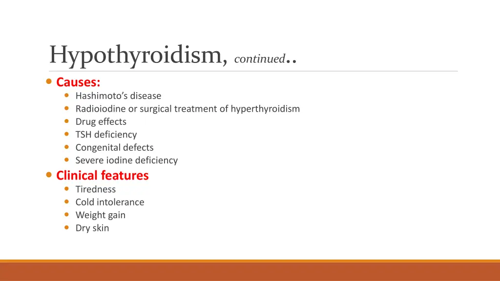 hypothyroidism continued causes hashimoto