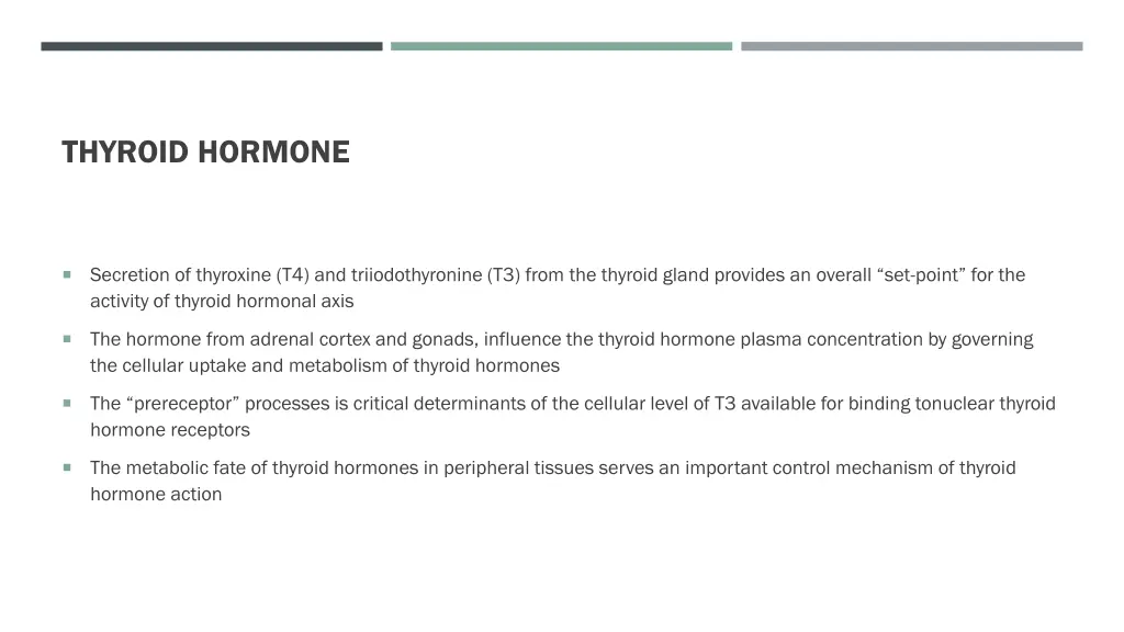 thyroid hormone