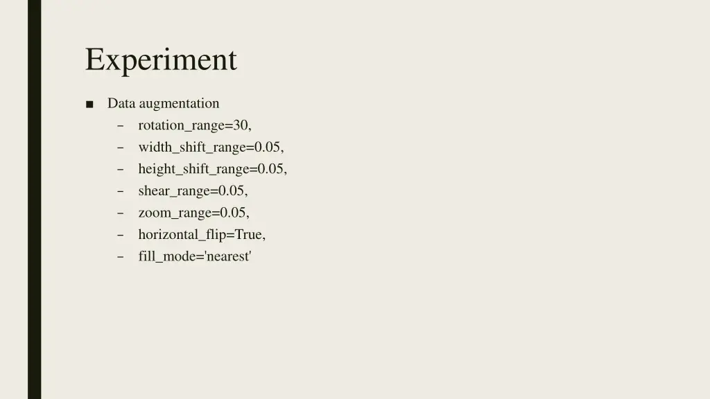 experiment