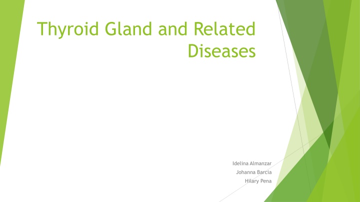 thyroid gland and related