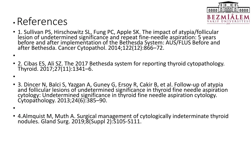 references 1 sullivan ps hirschowitz sl fung