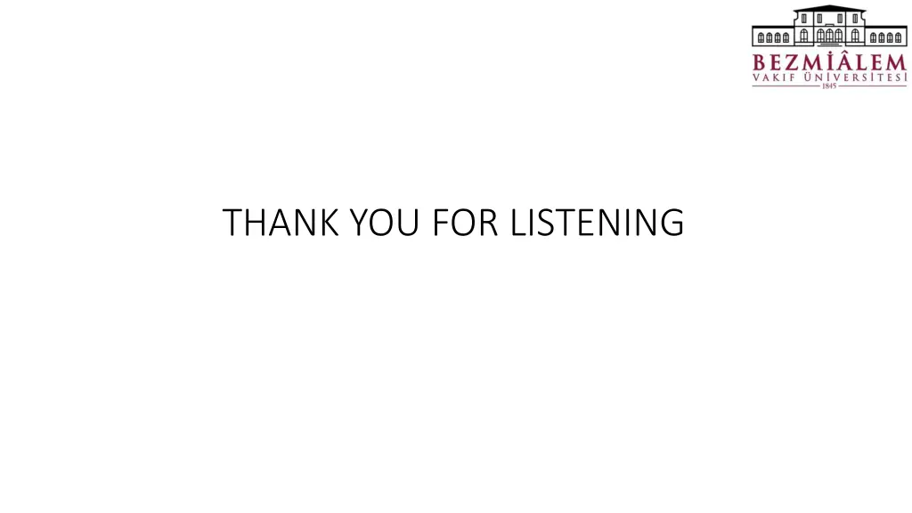 thank you for listening