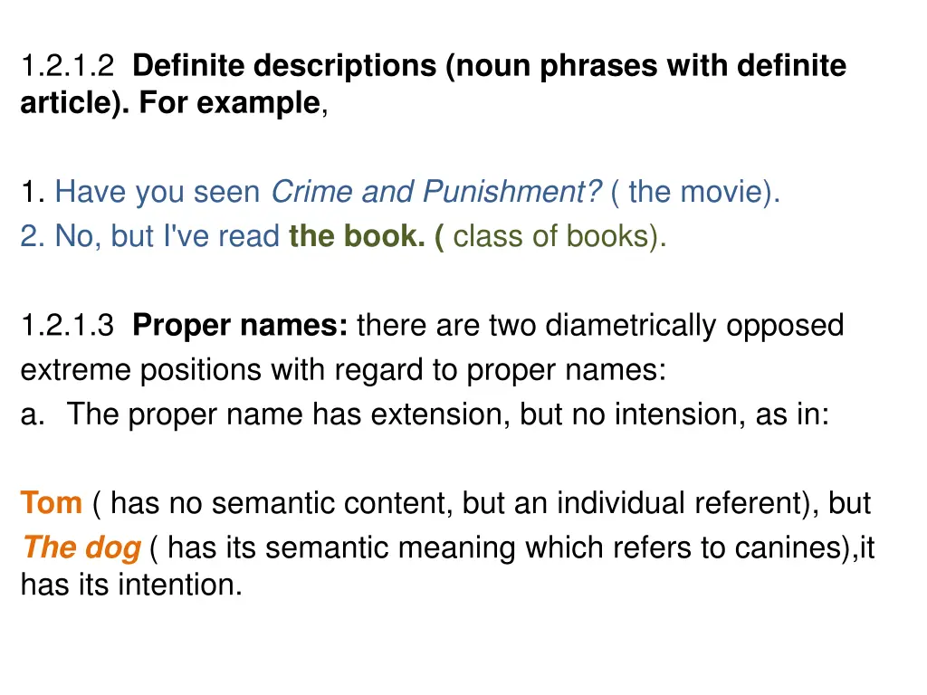 1 2 1 2 definite descriptions noun phrases with
