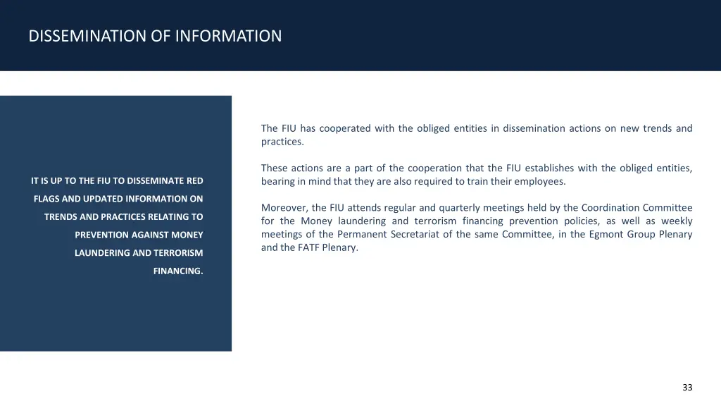 dissemination of information 1