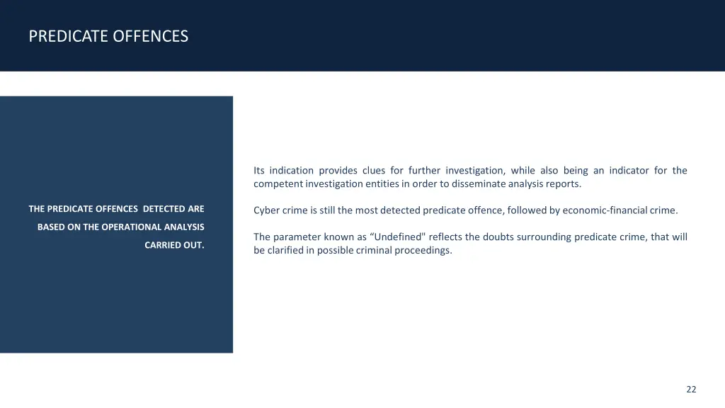 predicate offences