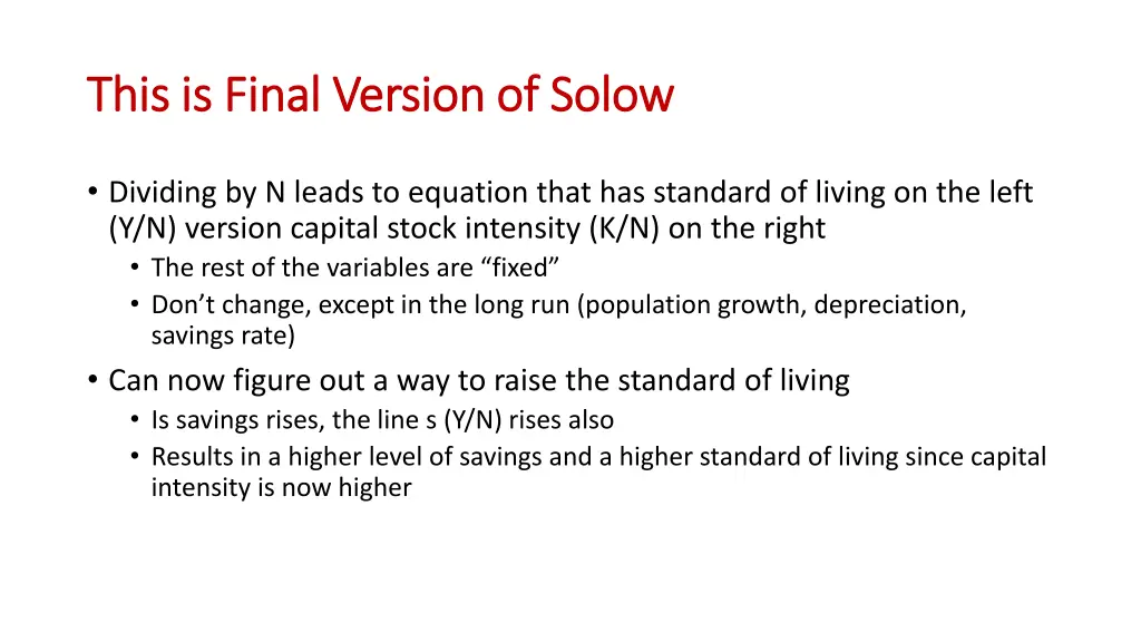 this is final this is final v version of solow