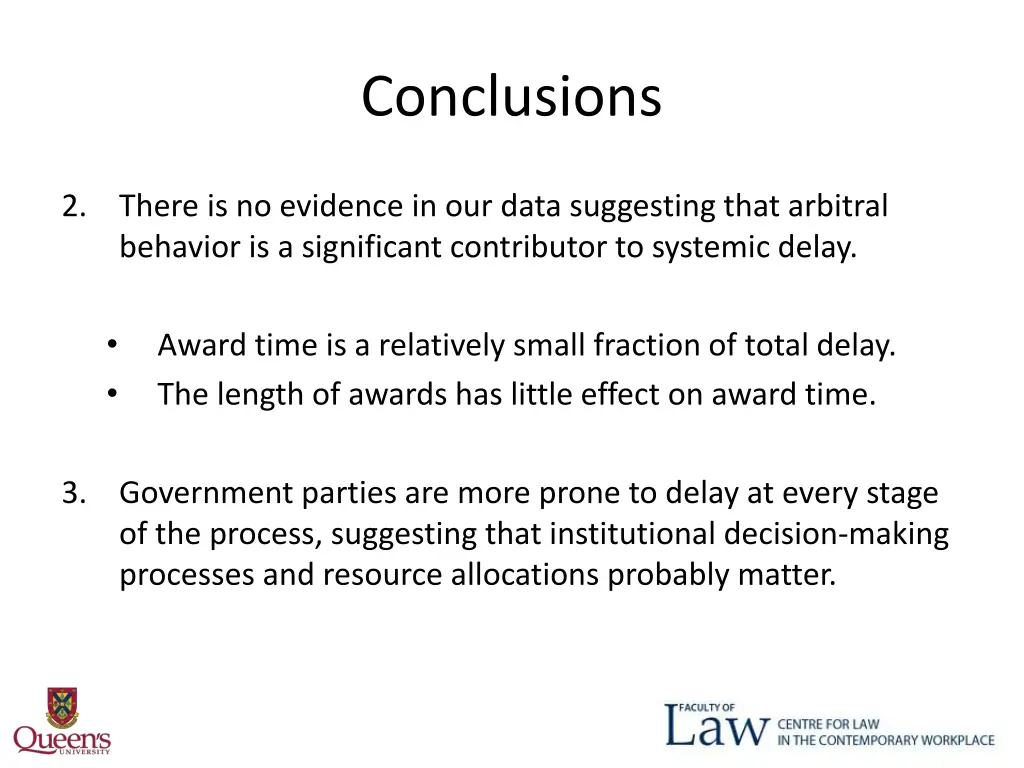 conclusions 2