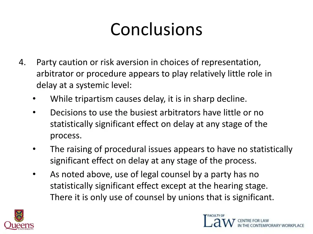 conclusions 3