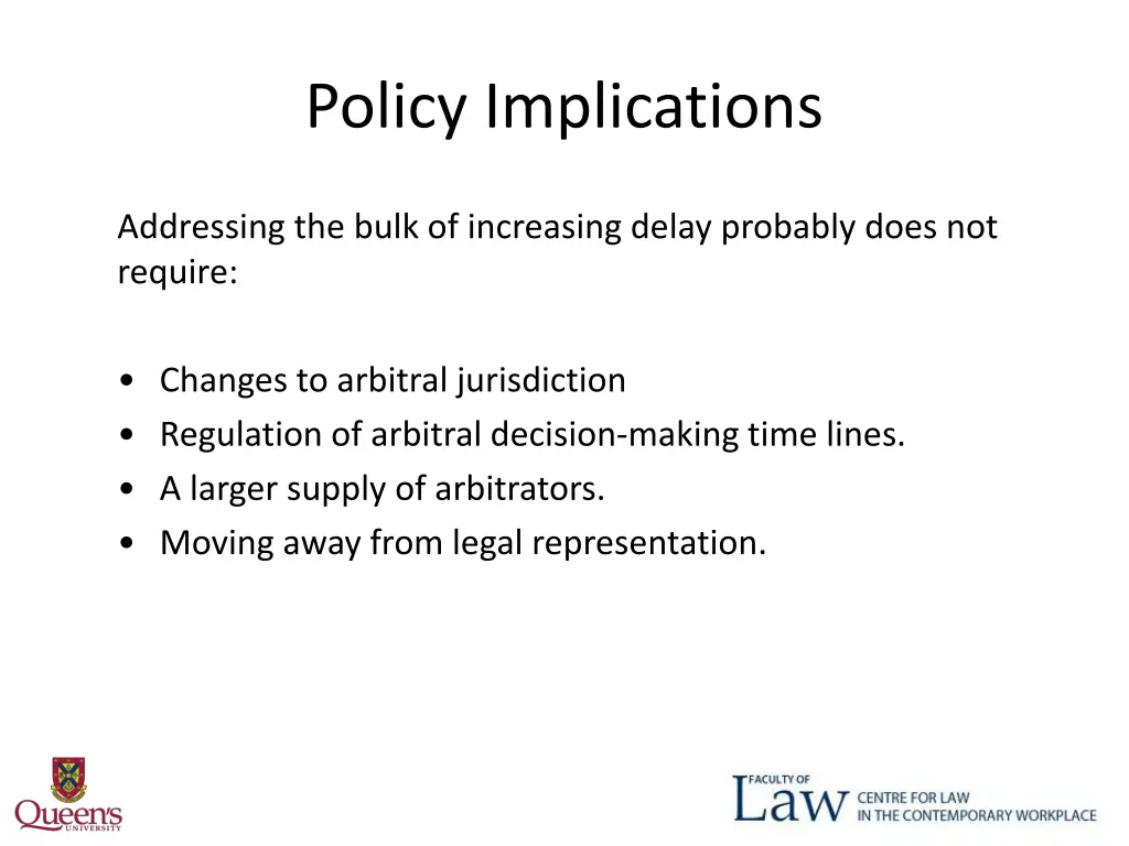 policy implications