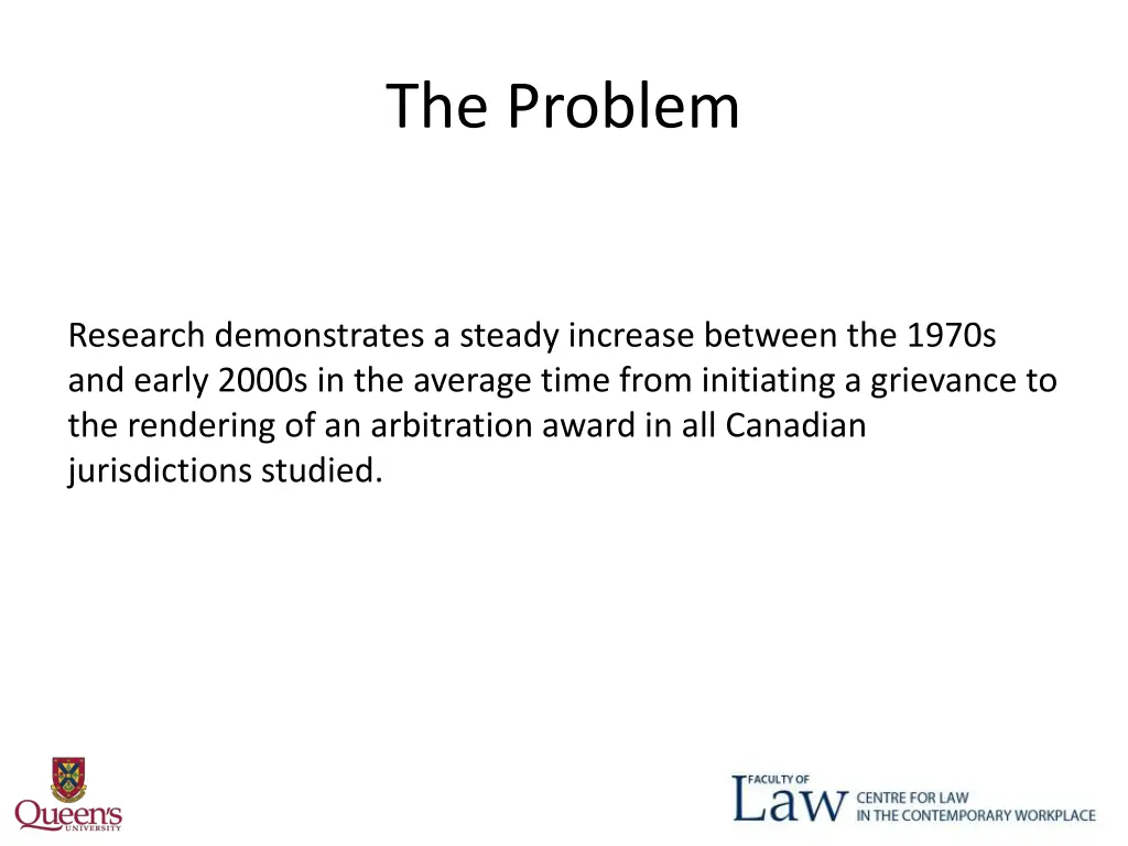 the problem