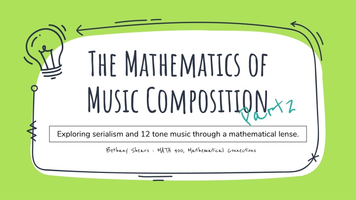 the mathematics of music composition