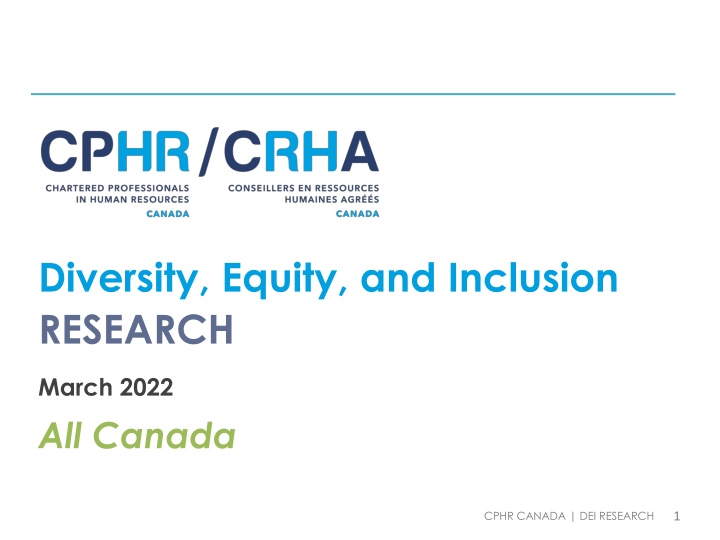 diversity equity and inclusion research