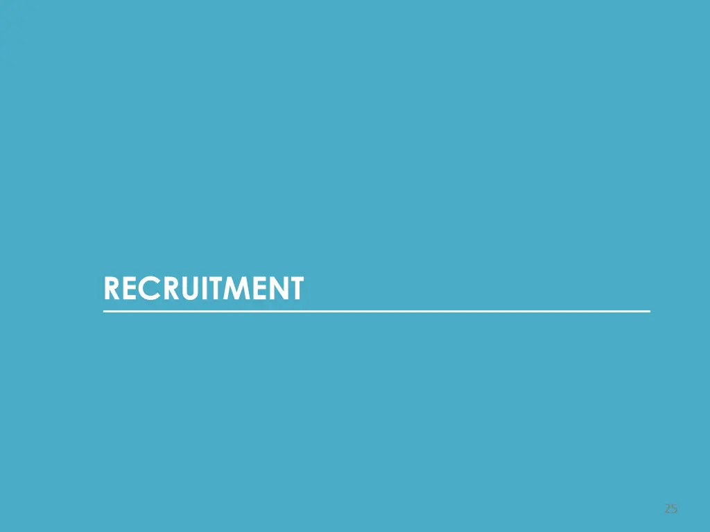 recruitment