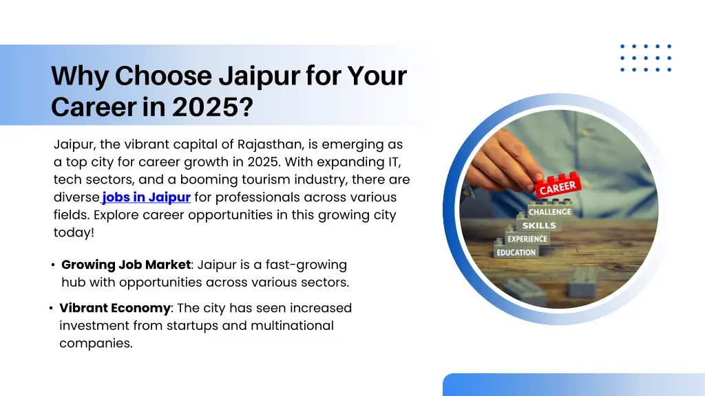 why choose jaipur for your career in 2025