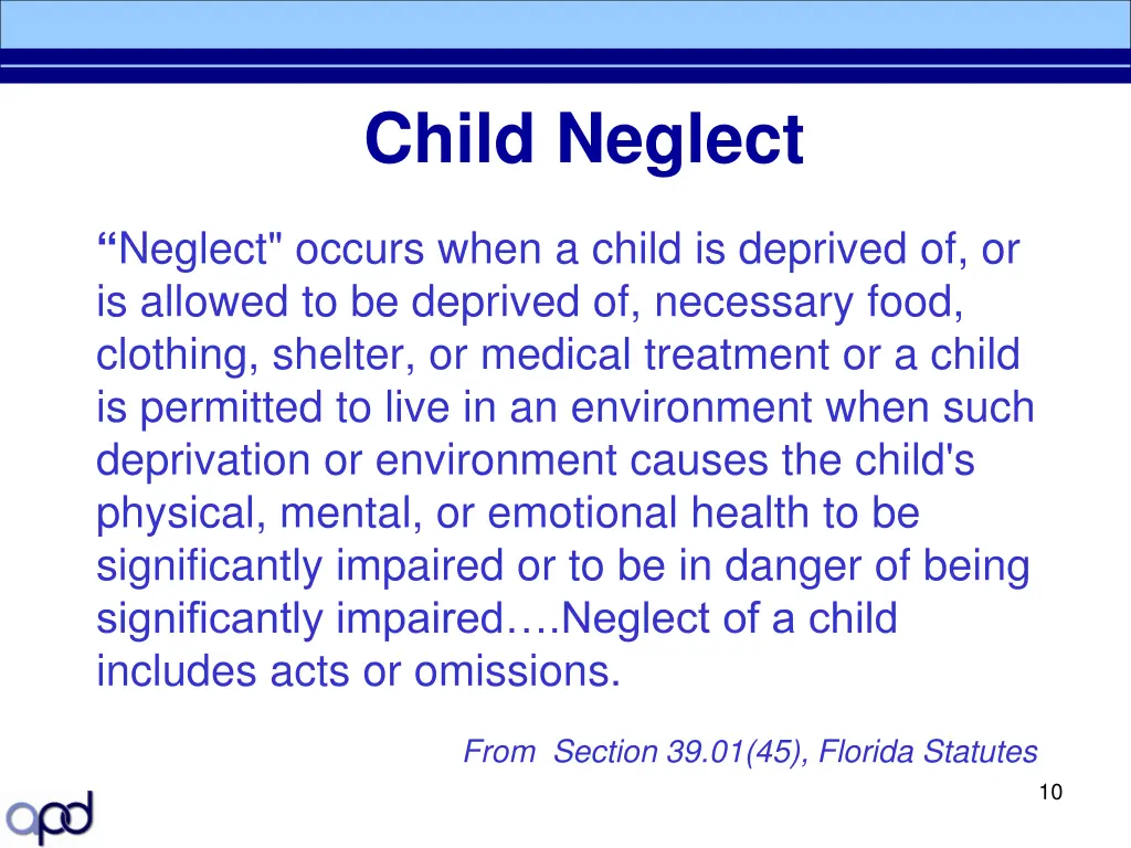 child neglect