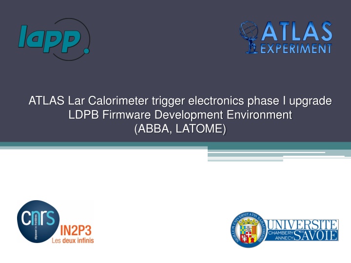atlas lar calorimeter trigger electronics phase
