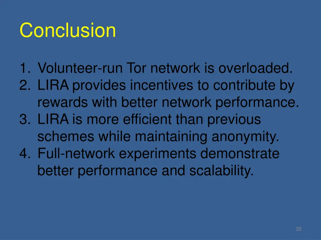 conclusion