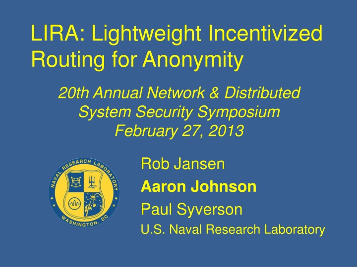 lira lightweight incentivized routing