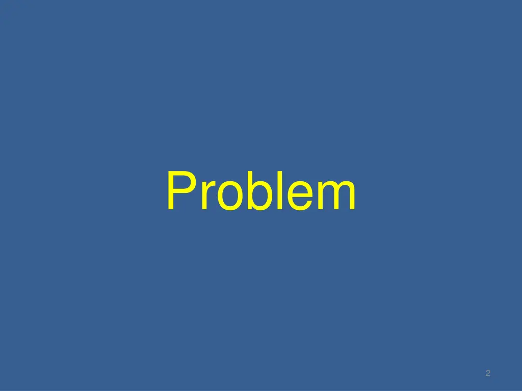 problem