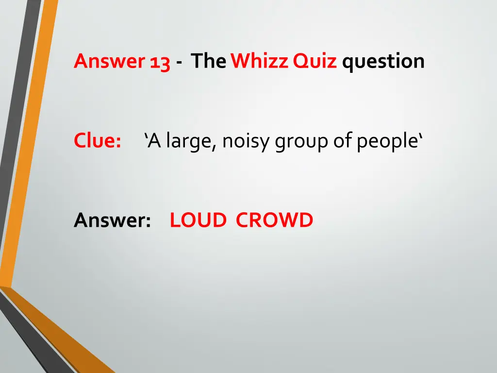 answer 13 the whizz quiz question