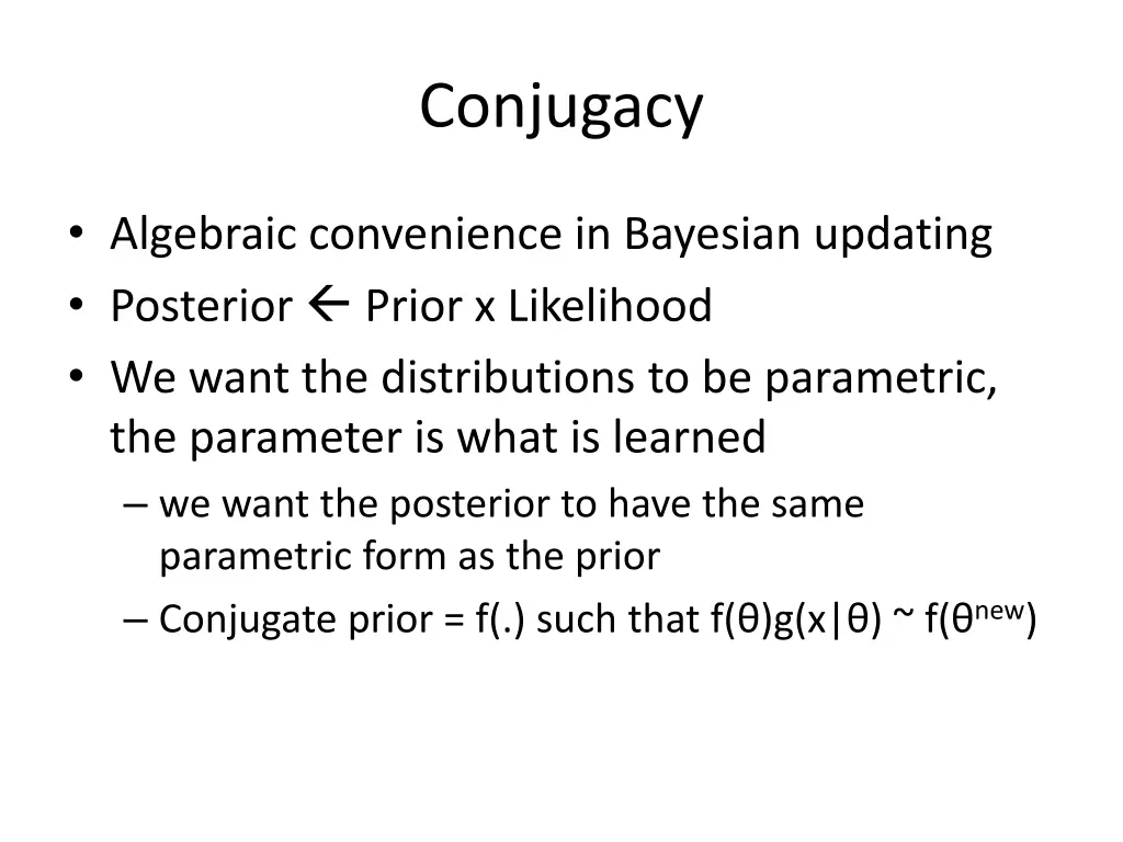 conjugacy