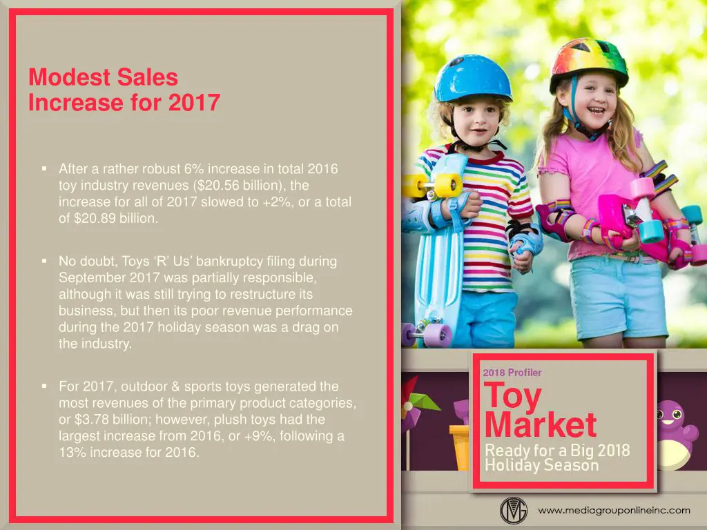 modest sales increase for 2017
