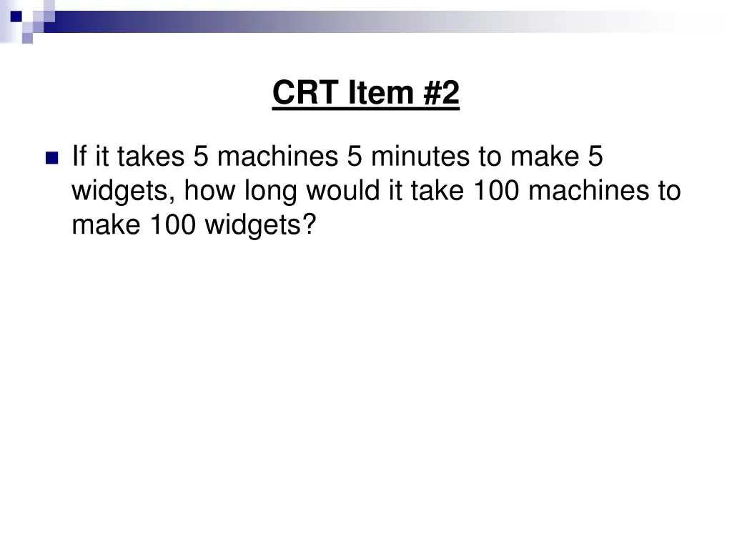 crt item 2