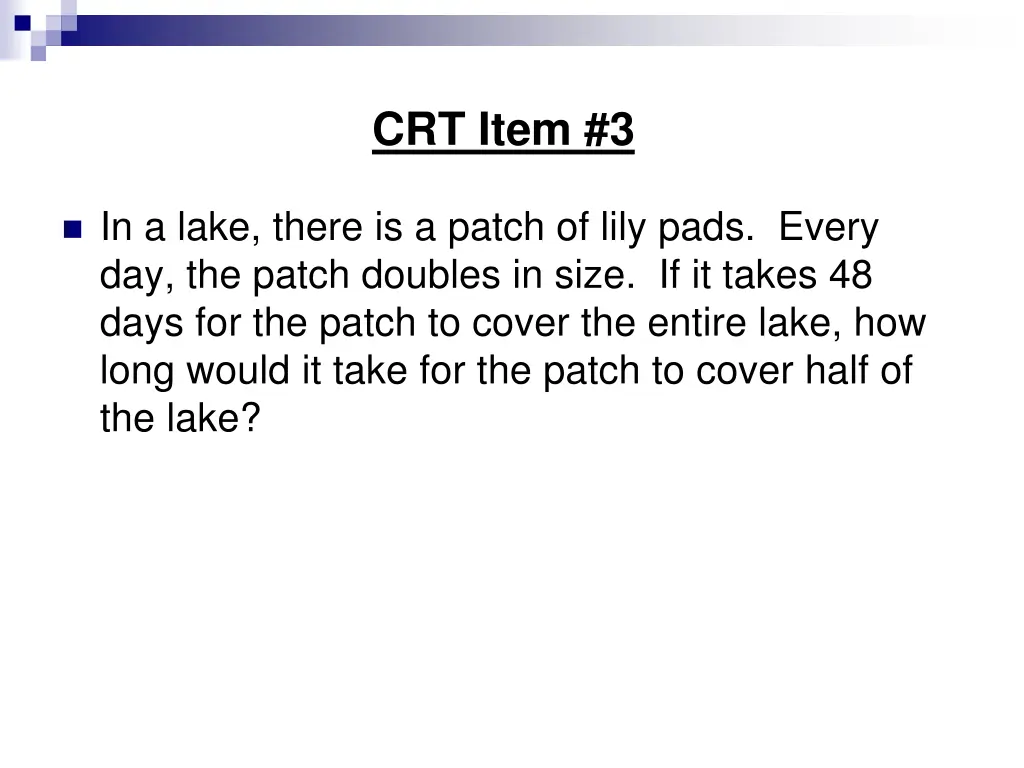 crt item 3
