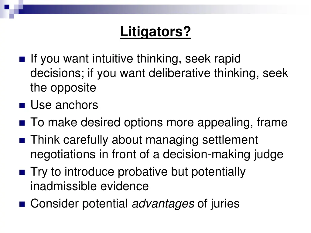litigators