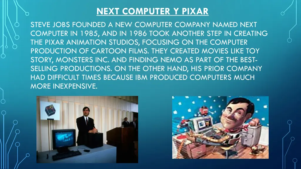 next computer y pixar