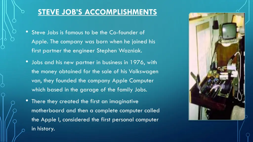 steve job s accomplishments